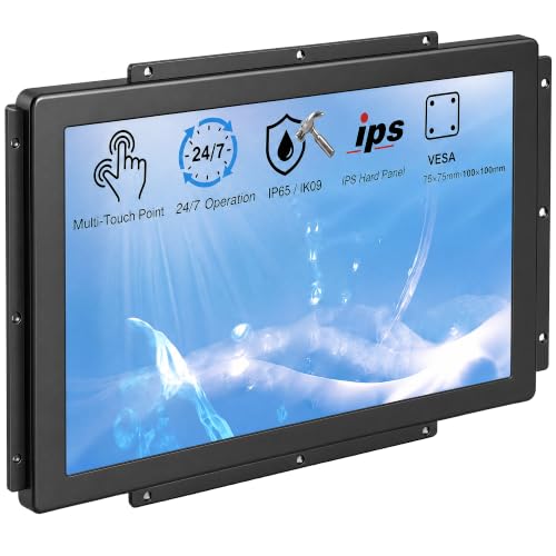 27 Inch 10 Points Open Frame PCAP Touchscreen Monitor for Interactive Training Stations Retail Self-Service Kiosk Vending Digital Signage - size: 27