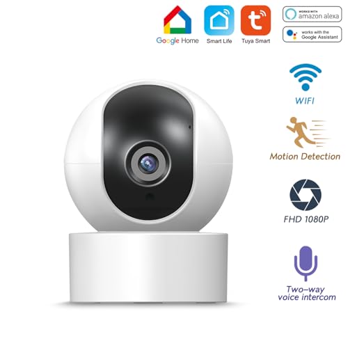 PGST A107F Home Alarm System with 1080P HD Security Camera,Dual Protection