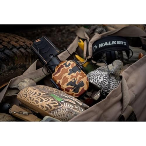 Walker's Razor Slim Electronic Muff - color: Frog Camo Khaki, size: One Size