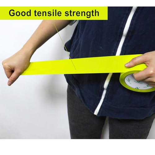 BOMEI PACK Light Yellow Packing Tape Refills - 6 Rolls of Heavy Duty Shipping and Moving Packing Tape - Yellow Strong Packaging Tape for Boxes, Packing and Moving Supplies - 1.88 in. x 60 Yards - color: light yellow