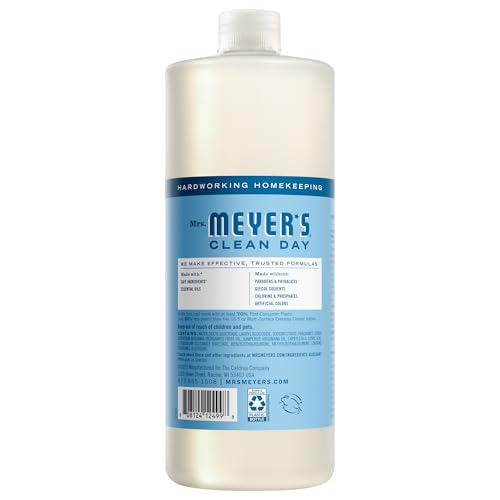 Mrs. MEYER'S CLEAN DAY Multi-Surface Cleaner Concentrate, Rain Water, 32 Fl Oz (Pack of 6) - size: 32 Fl Oz (Pack of 6)