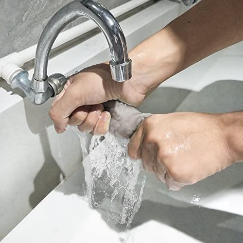 UMANI 12 Pack Microfiber Cleaning Cloths Reusable Textured Cleaning Rags - color: Grey