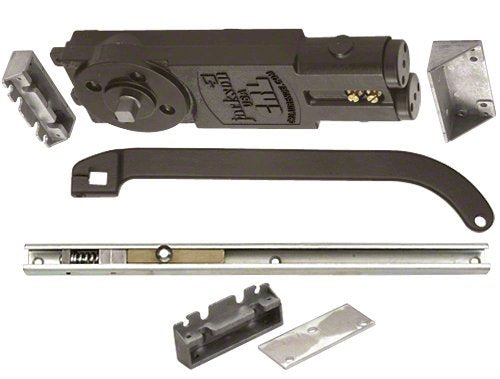 Jackson 21201U31302 Regular Duty Spring 105 Hold Open Overhead Concealed Closer With 'U' Offset Slide-Arm Hardware Package Dark Bronze - color: Dark Bronze, size: 105º Hold Open