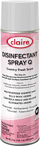 Claire Disinfectant Q - Scent Spray Country Fresh, 17 Ounce