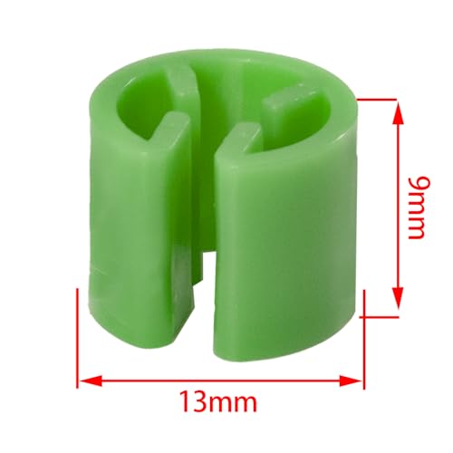 100pcs 3.5mm Plastic Clothes Hangers - Blank Marker for Retail, Laundry & Closet Organization (Bulk Set, Color Coding), Light Green - color: Light Green