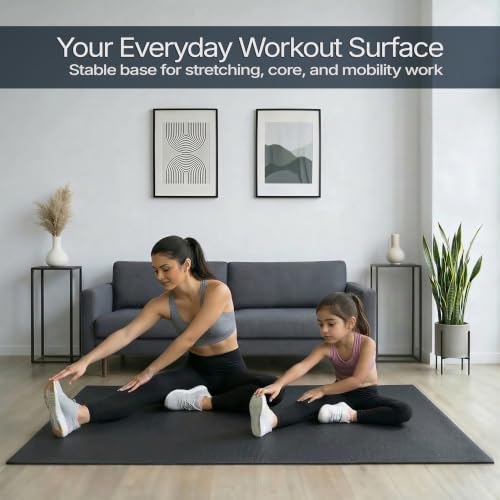 Flooring Inc's 1/4" Thick Tough Rubber Flooring Roll | Flexible Recycled Rubber Floor Mats for Home Gym | Heavy Duty Rubber Mat for Home Gyms, Sheds, Horse Stall Mat or Trailer - color: Black, size: 300"L x 48"W x 0.3"Th