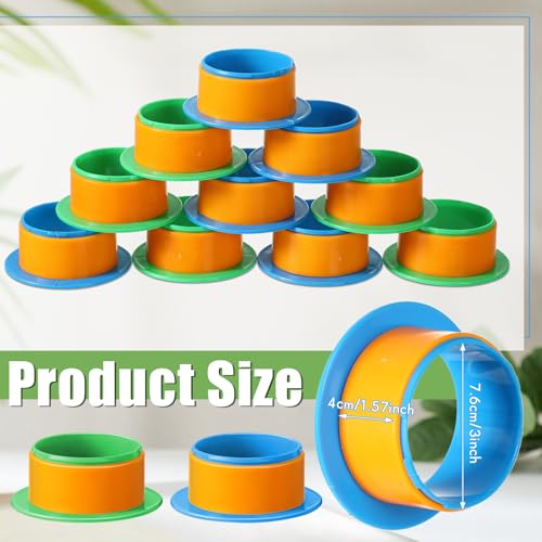 Marsui 12 Pairs Shrink Wrap Handles Fit 3 Inch Core, Plastic Pallet Moving