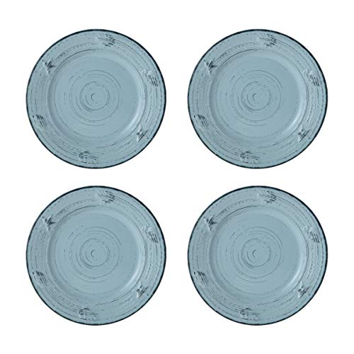 Pfaltzgraff Trellis Coastal 16-Piece Dinnerware Set, teal - color: Teal