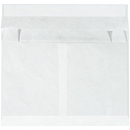 Boxes Fast BFTYE12164WS Tyvek® Expandable Envelopes, 12" x 16" x 4", White (Pack of 50)