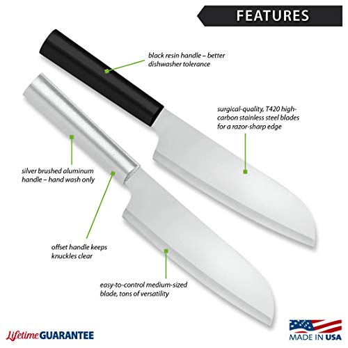 RADA Cutlery Cook’s Knife (R134), Silver, Pack of 2 - color: Silver