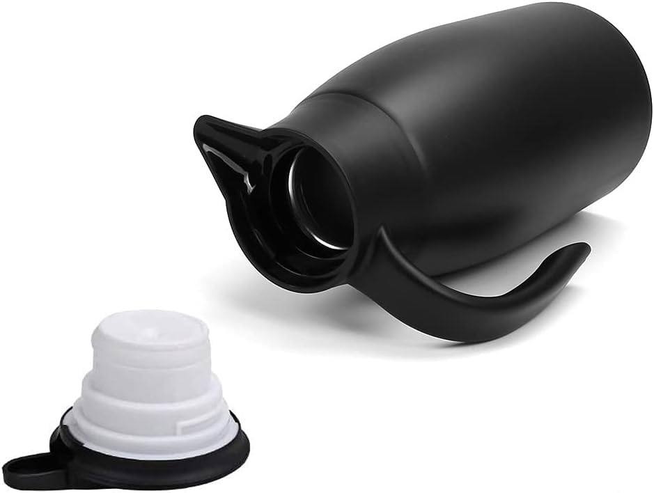 68oz Coffee Carafe Insulated, Airpot Thermal Coffee Carafes for Keeping Hot - color: Black