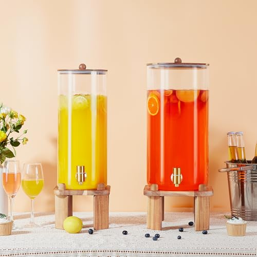 2 Gallon Large Drink Dispenser for Parties,Beverage Dispenser with Stand - size: 2 gallon