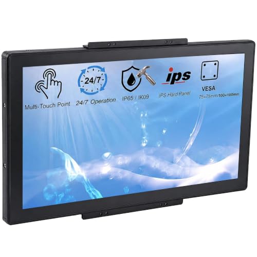 21.5 Inch 10 Points Open Frame Touch Monitor 1920x1080 VESA+Panel Mount for Kiosk Automation POS Vending 7x24h Work - size: 21.5