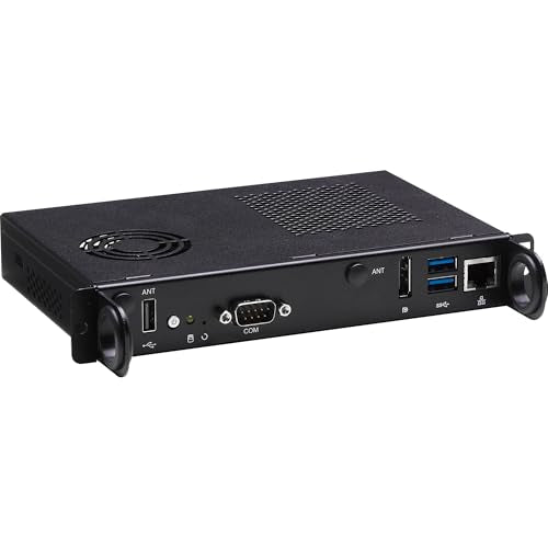 Industrial Mini OPS PC, Desktop Computer NDiS M538 Intel® Core™ Processor i5-8500T 2.1-3.5GHz, Windows 10 IoT Value, 16G RAM, 128G SSD, 1xLAN, 1xCOM, 3xUSB 3.1, 4 x USB2.0, HDMI/DP Ports