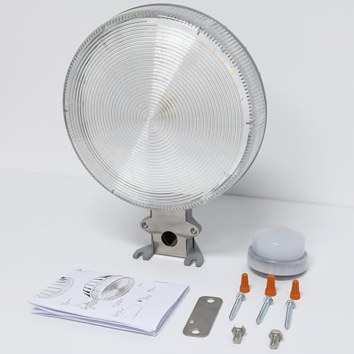 Owleye 12000LM Dusk to Dawn Outdoor Lighting LED Barn Light, 90W 4000K Daylight, AC 110-240V, ETL Listed, IP 65 Waterproof Security Lights for Yard Warehouse Garage