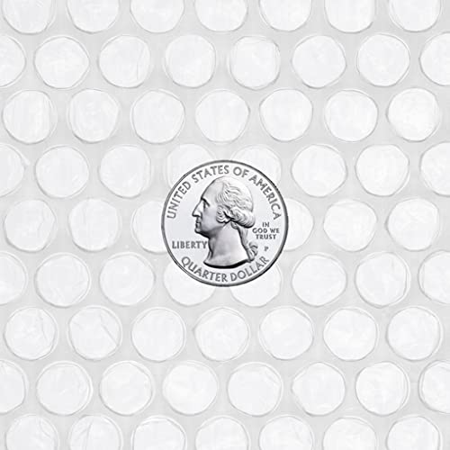 uBoxes Bubble Roll 12" Wide x 24 ft Small Wrap 3/16" Perf Every 12" - size: 24' - 2 Rolls