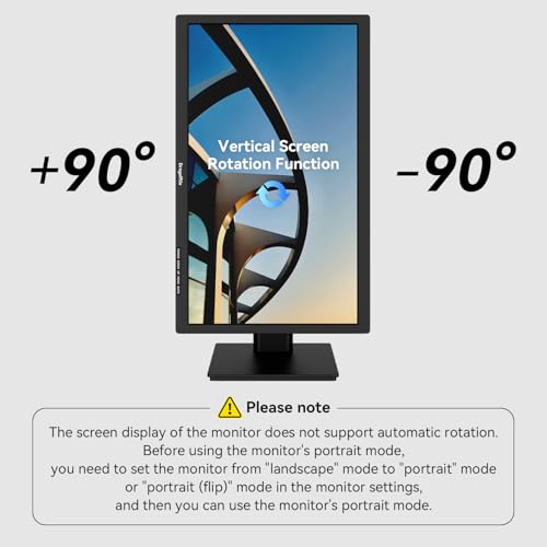 24 Inch Touchscreen Monitor VA 3000:1 Contrast PC Touch Screen 99% sRGB - size: 24