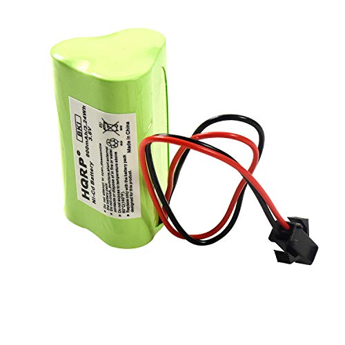 HQRP 5-Pack Emergency Exit Light Battery Compatible with Lithonia ELB-B001 EU2 LED Interstate ANIC1566 Unitech 0253799 Lowes 253799, Unitech 6200RP, LEDR-1, OSA230 Replacement