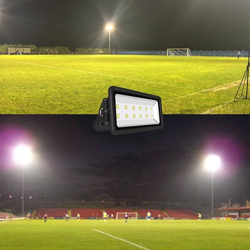 600W LED Floodlights, Ourside Super Bright Exterior Lamp, 6000K Daylight White, Waterproof Security Light for Garage, Yard, Garden, Stadium - size: 600w