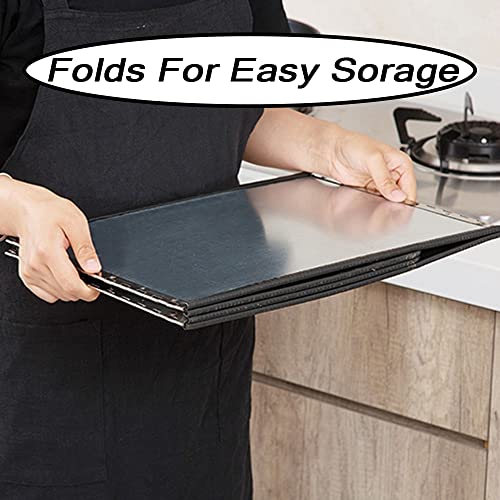 2PCS Grease Splatter Guard, Stainless Steel Stove Oil Splash Guard