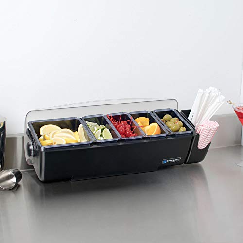 TableTop King BD4005E The Dome Bar Condiment and Garnish Center - 4 Qt. Capacity