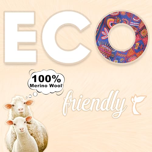 DANA XU 100% Merino Wool Extra Large Pashmina Shawl for Women - color: Navy&pink