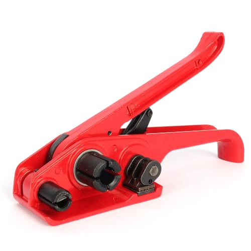 U.S. Solid Heavy Duty Packing Strapping Tensioner Kit, PP Pallet Sealer - color: yellow