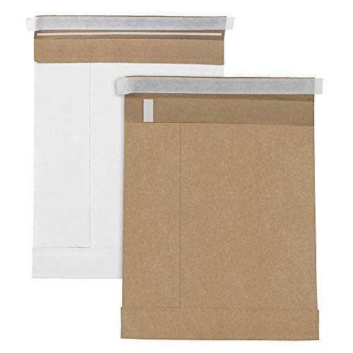 Aviditi Kraft Self-Seal Padded Mailers, #1, 7 1/4" x 12", Kraft Brown, Peel and Seal Closure, Fiber Cushioned Envelopes for Protecting Items During Shipping and Mailing, Case of 25 - color: Kraft