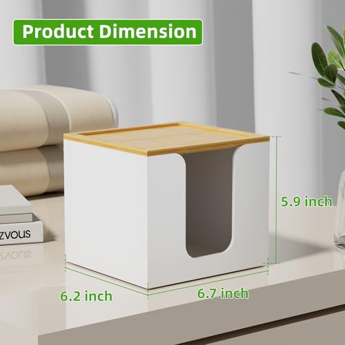 VITVITI Disposable Face Towel Holder for Clean Skin Club, Acrylic Box White - color: White 1