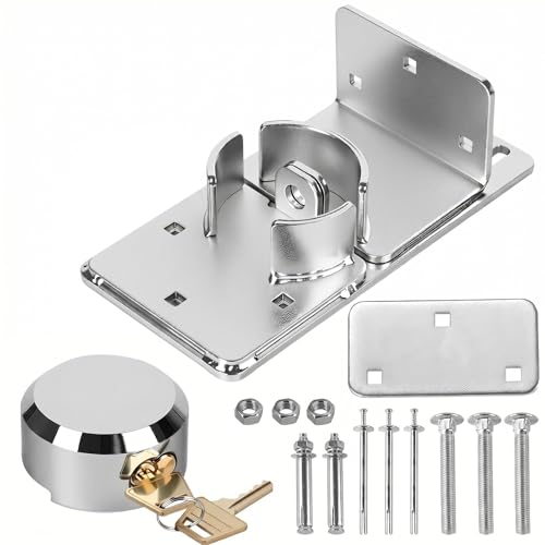 Stainless Steel Roll-Up Garage Door Lock Kit