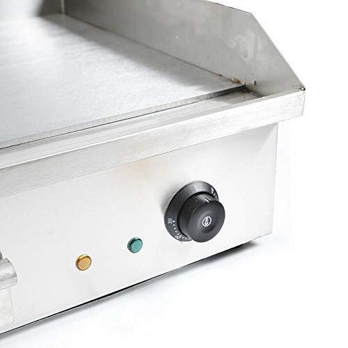 3000W 28.6"x15.7" Commercial Flat Top Grill Countertop Teppanyaki Griddle - color: 3000W, 28.6"x15.7"
