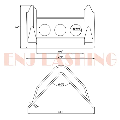 ENJ 20 Pack Flatbed Edge Protector,Flatbed Accessories Plastic Protector