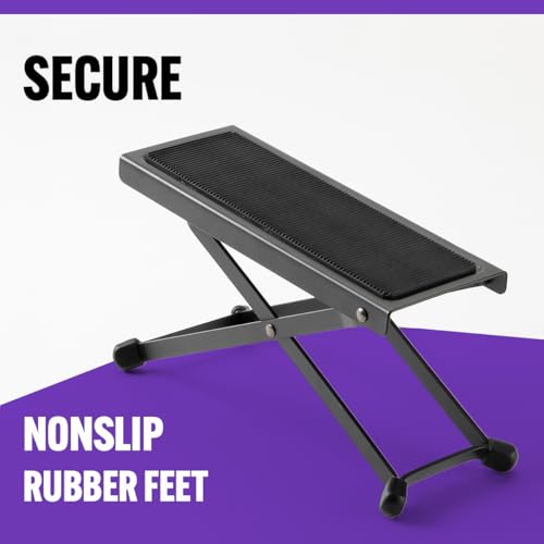 On-Stage FS7850B Guitar Foot Rest,Black