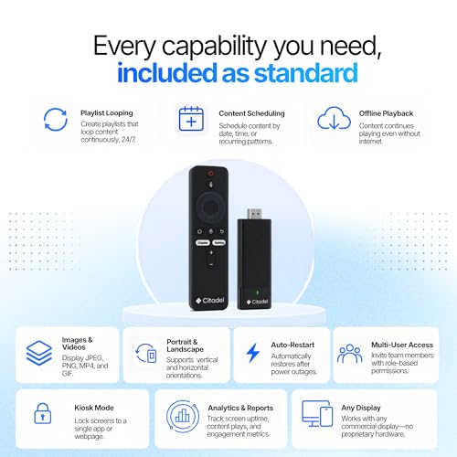 Display Stick Board and Menu 4K HDMI