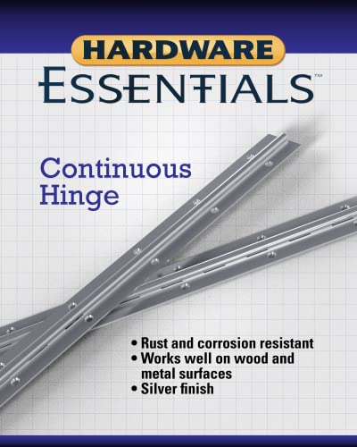 Hardware Essentials 851070 Continuous Pin 36" x 1-1/2" Nickel
