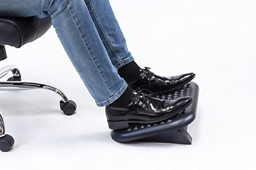 Mount-It Foot Rest Under Desk, 18 x 13 in Adjustable Ergonomic Footrest