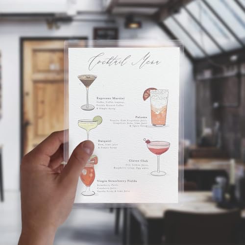 StoreSMART - Rigid Plastic Menu - 5" x 7" - 200-Pack - HPP5X7-MENU-200 - size: 200-Pack