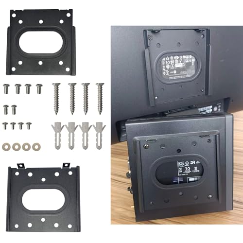 Computer Wall Mount Mini PC VESA Mount TV Monitor Brackets Easy Desk Compatible