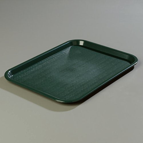 Carlisle Cafe Tray, Fast Food Restaurant Tray, 12 x 16, 1 Ct, Forest Green