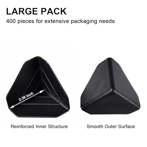 400 Pcs Box Corner Protector for Shipping, 2.36"x2.36" x 2.36" - size: 2.36"x2.36" x 2.36"