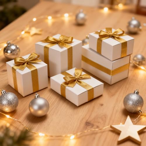 Shipping Boxes 8x6x2 Set of 25, White Corrugated Cardboard Box for Mailing Business Packaging - size: 8x6x2 Inches