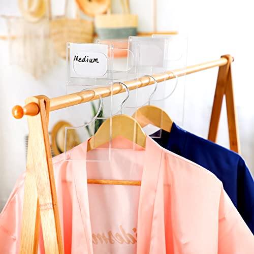 20 Pack Clothing Rack Dividers for Hanging Clothes, Fits Poles up to 1.7 in