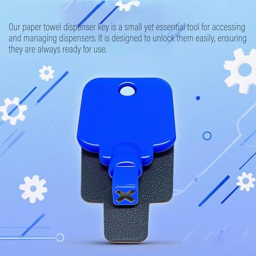 Paper Towel Dispenser Key Replacement for Cintas Dispensers, 2-Pack