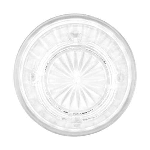 G.E.T. 8805-1-CL Heavy-Duty Shatterproof Plastic Faceted Tumblers, 5 Ounce, Clear (Set of 12) - size: 5 Ounces, style: Set of 12