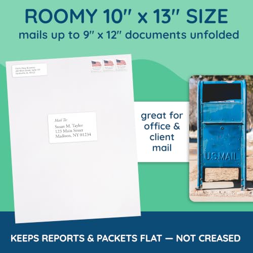 Blue Summit Supplies 100 10" x 13" Catalog Envelopes, Self Seal, White - size: 10 X 13