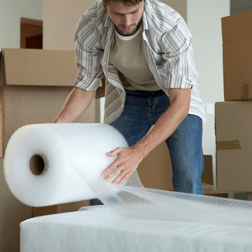 Uboxes Small Bubble Cushioning Wrap 3/16", Perforated Every 12" with Core (Small - 175' x 12") ('BUBSM)