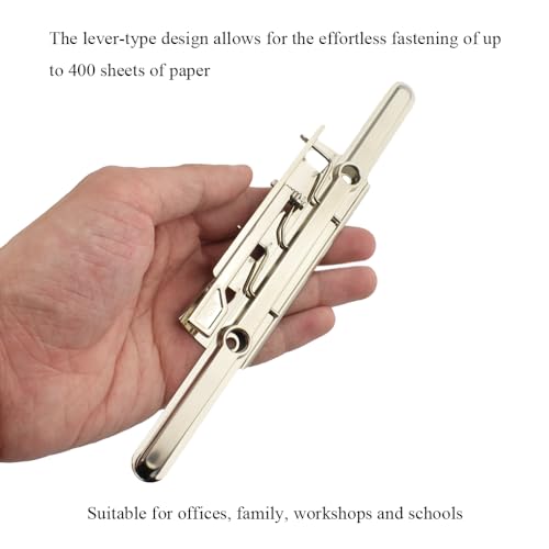 HAHIYO 8 Inch Silver Metal Clipboard Clips - High-Grip Lever Clip, Mountable, 3 Pack - style: LeverType-Silver-8in-3p