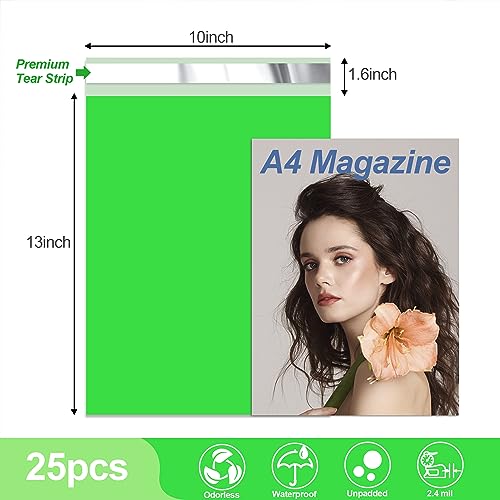 JinRuiKJ Thank You Poly Mailers 10x13 Inch, 25 PCS, Green - color: Green, size: 10*13inch 25pcs