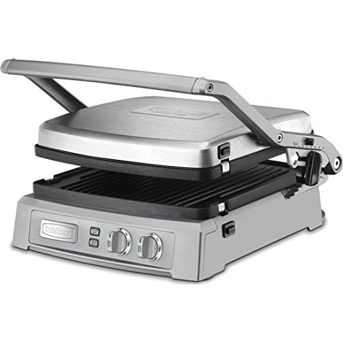 Cuisinart Deluxe Electric Griddler, Stainless Steel, GR-150NAS - size: Deluxe