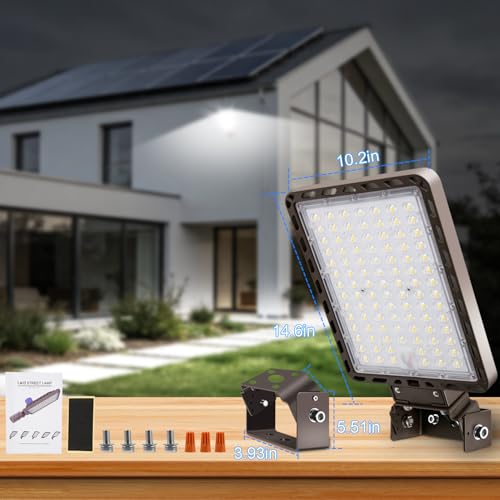 240W LED Parking Lot Light Trunnion Mount Dusk to Dawn 4Pack - size: 240W/Trunnion/4PC